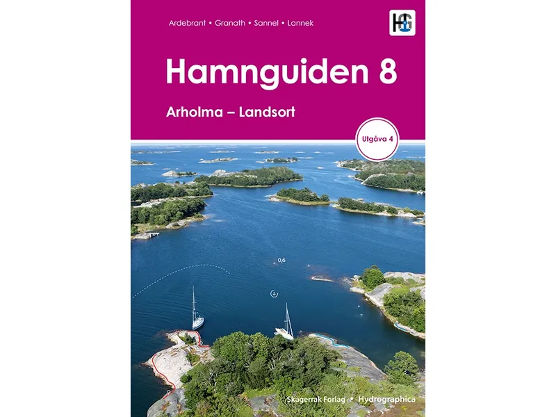 Alternativ bild 0 för Hamnguiden 8 Arholma – Landsort, 4. utgave | Ardebrant m.fl. | Språk: Danska