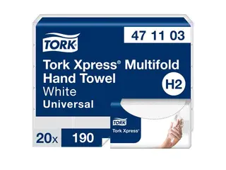 Produktfoto för HANDDUK TORK UNIVERSAL H2 | Beijerbygg Byggmaterial