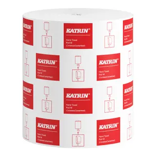 Produktfoto för Handduksrulle Katrin Classic Midi 1-lagig 205 mm x320 m utan hylsa Ofört,6 rl/krt