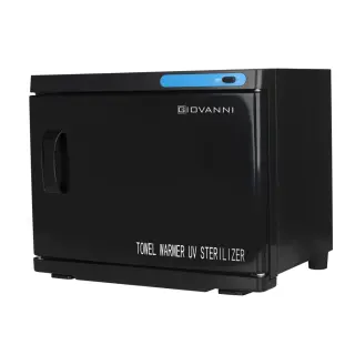Produktfoto för Handdukstork med UV-C 23L svart steriliserare