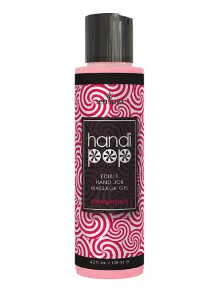 Produktfoto för Handipop Strawberry Hand Job Massage Gel