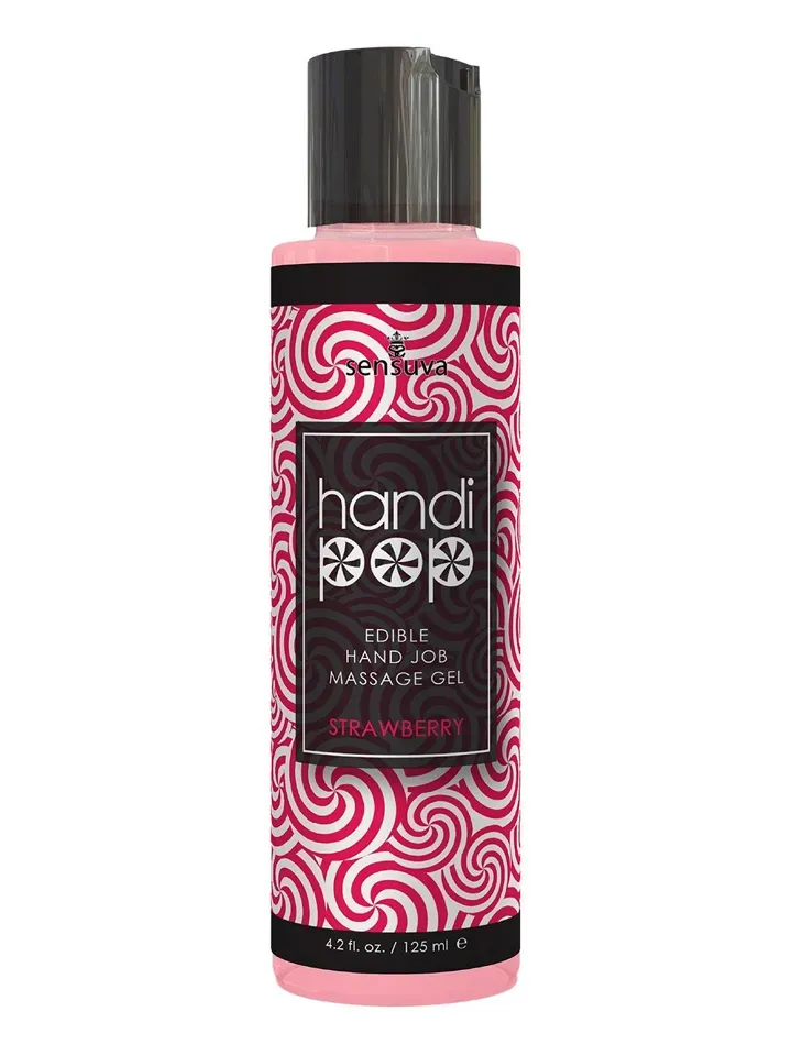 Bild 1 för Handipop Strawberry Hand Job Massage Gel