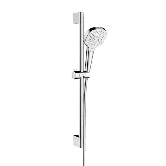 Alternativ bild 0 för HANSGrohe Croma Select S Vario duschset med 650 mm duschstång, Ø110 mm handdusch med 3 sprayfunktioner och 1,6 meter duschslang