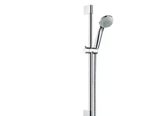 Produktfoto för HANSGrohe Crometta 85 duschset med 650 mm duschstång, handdusch med 1 sprayfunktion och 1,6 meter duschslang