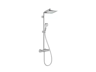 Produktfoto för hansGrohe Crometta E 240 showerpipe med term krom