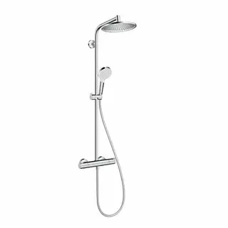 Produktfoto för HANSGrohe Crometta S240 brusesystem med Isiflex'B bruserslange 1,60 m,  Crometta Vario håndbruser og Crometta S 240 1jet hovedbruser