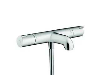 Produktfoto för HANSGrohe Ecostat 1001CL termostatarmatur med fast kartud, 1/2 bruserafgang ned og eksklusiv rosetter og tilgangsstykker