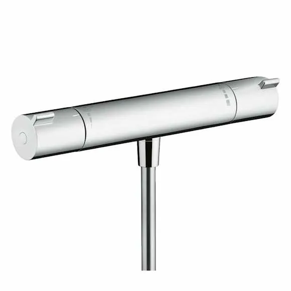Alternativ bild 0 för HANSGROHE Ecostat termostatblandare med duschutlopp 1/2 nedåt och exklusiva beslag och rosetter