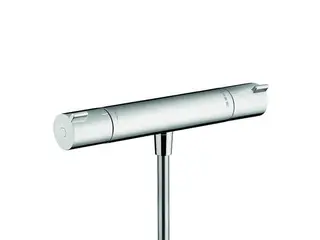 Produktfoto för HANSGROHE Ecostat termostatblandare med duschutlopp 1/2 nedåt och exklusiva beslag och rosetter