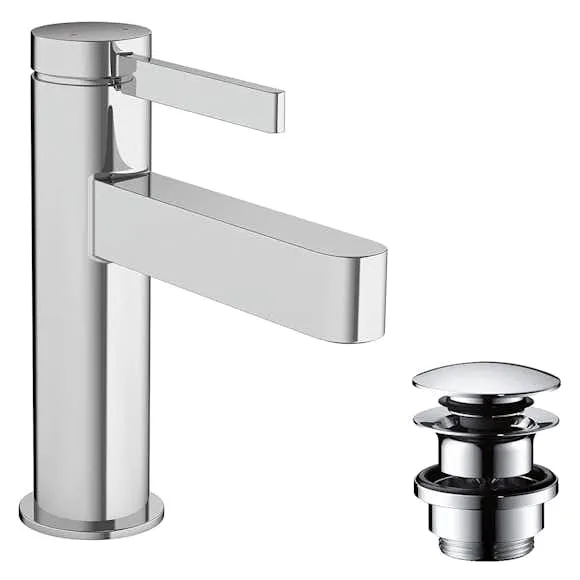 Alternativ bild 0 för hansGrohe Finoris 1-grebs håndvaskarmatur 100 med push-open bundventil krom