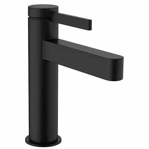 Alternativ bild 0 för hansGrohe Finoris 1-grebs håndvaskarmatur 110 med løft-op bundventil mat sort