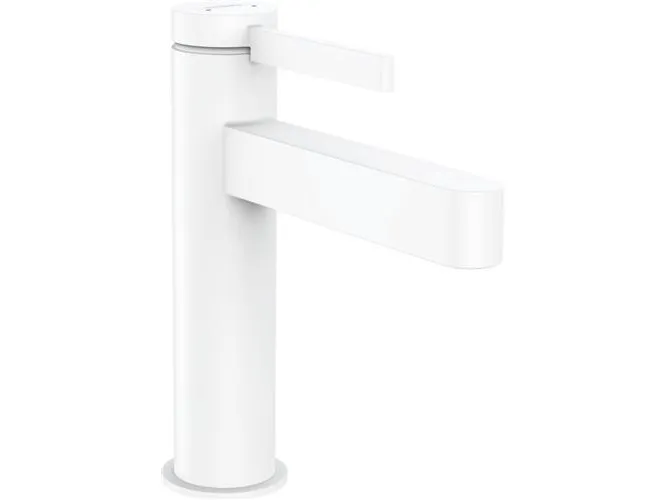 Alternativ bild 0 för hansGrohe Finoris 1-grebs håndvaskarmatur 110 med push-open bundventil mat hvid