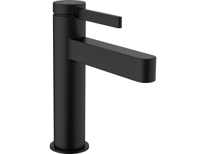 Alternativ bild 0 för hansGrohe Finoris 1-grebs håndvaskarmatur 110 med push-open bundventil mat sort