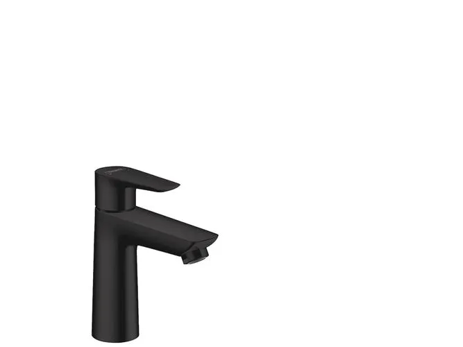 Alternativ bild 0 för HansGrohe Talis E 110 etgrebs håndvaskarmatur med løft-op bundventil i mat sort