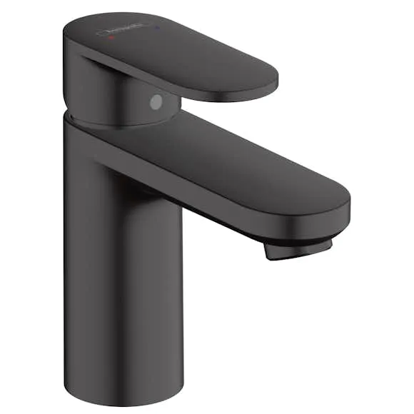 Alternativ bild 0 för hansGrohe Vernis Blend 1-grebs håndvaskarmatur 100, med løft-op bundventil, mat sort