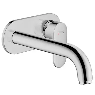 Produktfoto för hansGrohe Vernis Blend 1-håls dold tvättställsblandare för väggmontage, med 20,5 cm utlopp, krom