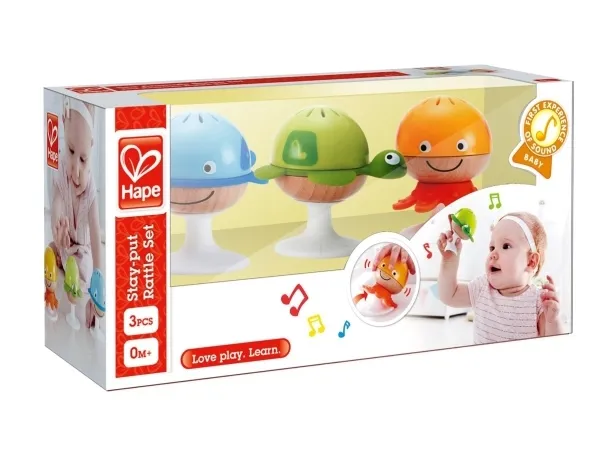 Alternativ bild 0 för Hape Sea animals Rattle set