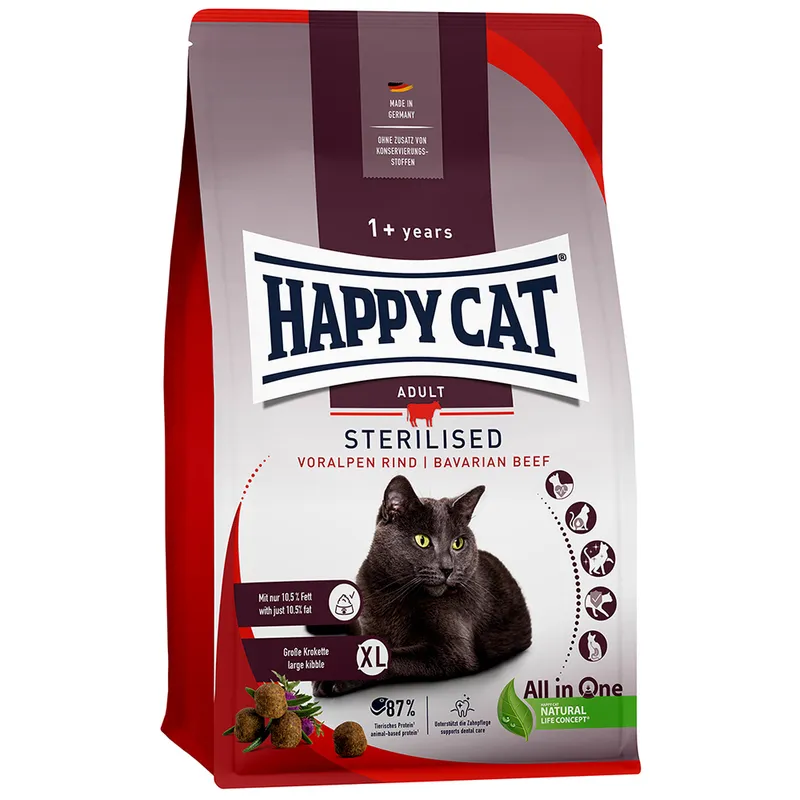 Alternativ bild 0 för Happy Cat Sterilised Bavarian Beef (1,3 kg)