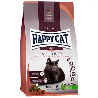Produktfoto för Happy Cat Sterilised Salmon (1,3 kg)