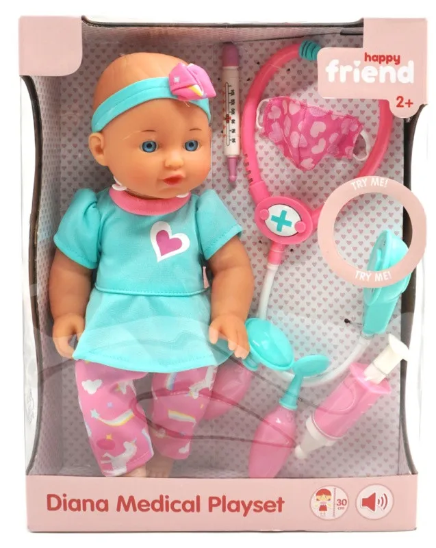 Alternativ bild 0 för Happy Friend Diana 30 cm Doktorlekset