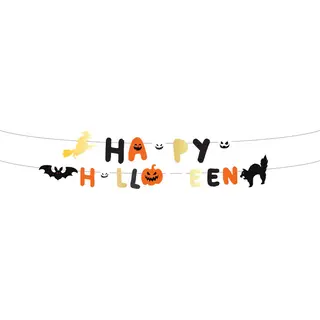Produktfoto för Happy Halloween Banderoll