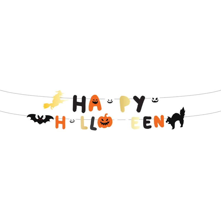 Alternativ bild 0 för Happy Halloween Banderoll