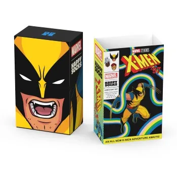 Alternativ bild 0 för Happy socks Strumpor 3P Marvel X-Men Gift Set Gul bomull Strl 41/46