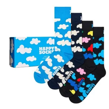Alternativ bild 0 för Happy socks Strumpor 4P Cloudy Gift Set Flerfärgad bomull Strl 41/46