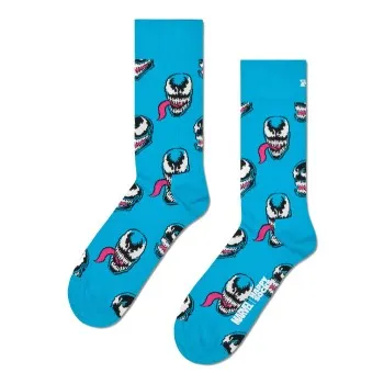 Alternativ bild 0 för Happy socks Strumpor Marvel Venom Sock Blå bomull Strl 41/46