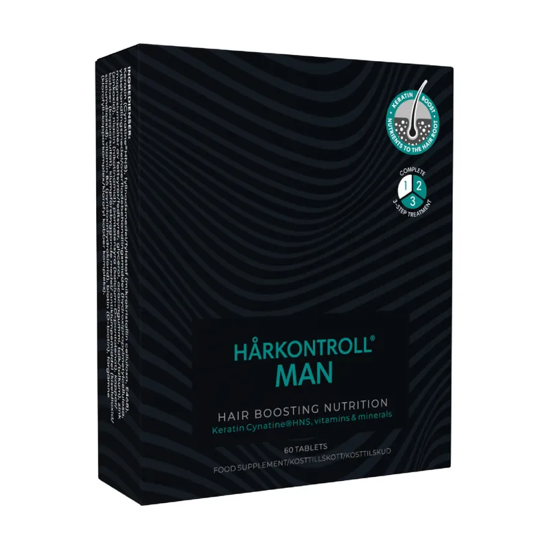 Bild 2 för Hårkontroll Man Hair Boosting Nutrition 60 st