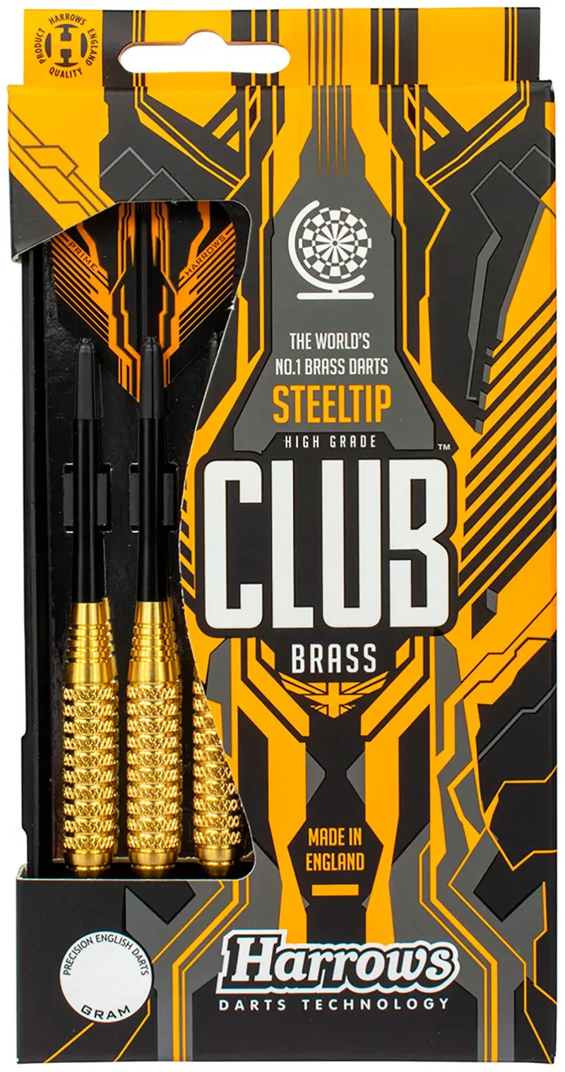 Bild 2 för Harrows Rzutki Steeltip Club Brass 22g (H0068-22)