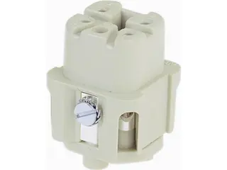 Produktfoto för Harting 09 20 003 2711 Tilslutningsindsats Han® A 3 + PE Skruer 10 stk