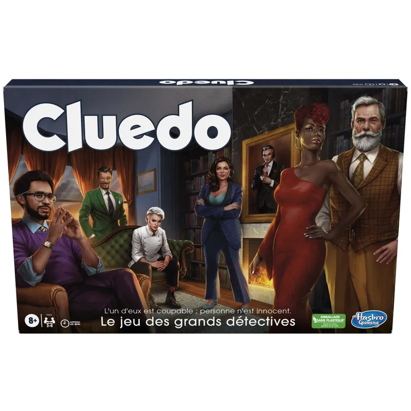 Alternativ bild 0 för Hasbro Clue Cluedo Classic Refresh