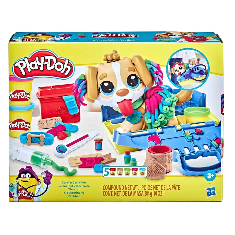 Bild 2 för Hasbro Play-Doh Fix Me Up Pup Vet Set