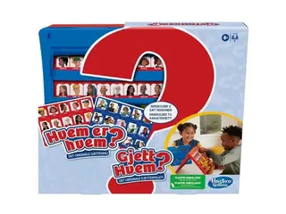 Produktfoto för Hasbro Vem där? Det klassiska gissningsspelet för 2 spelare för barn från 6 år