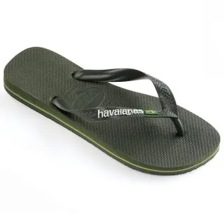 Produktfoto för Havaianas Brasil Logo Oliv Strl 39/40 Herr
