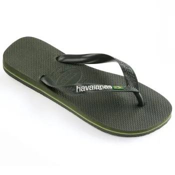Alternativ bild 0 för Havaianas Brasil Logo Oliv Strl 39/40 Herr