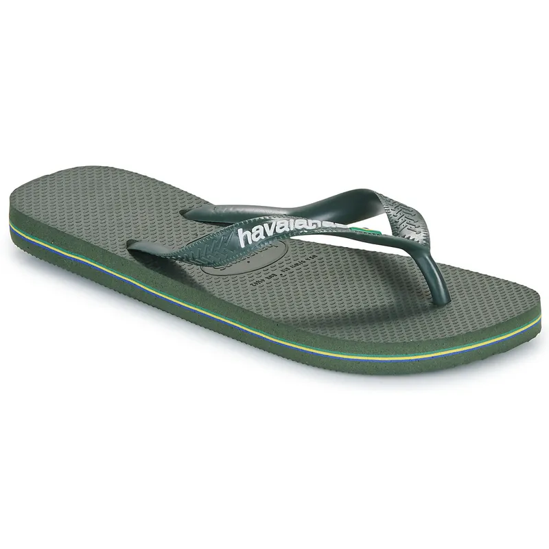Bild 2 för Havaianas Brasil Logo Skogsgrön  Strl 37/38 Herr