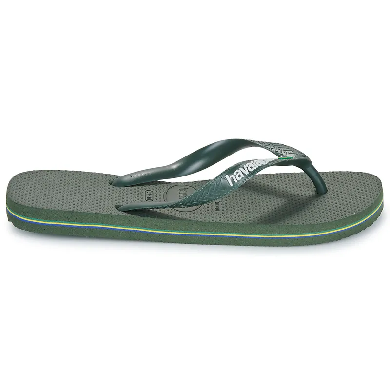Bild 3 för Havaianas Brasil Logo Skogsgrön  Strl 37/38 Herr