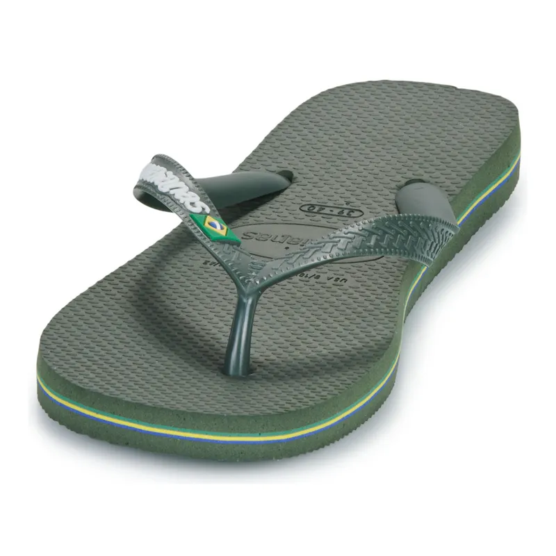 Bild 4 för Havaianas Brasil Logo Skogsgrön  Strl 37/38 Herr