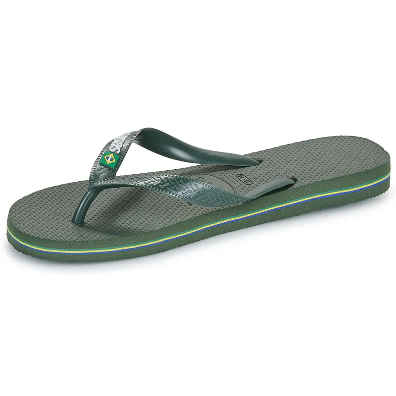 Bild 5 för Havaianas Brasil Logo Skogsgrön  Strl 37/38 Herr