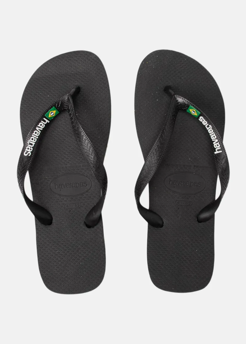 Bild 1 för Havaianas Brasil Logo Svart Strl 37/38 Herr