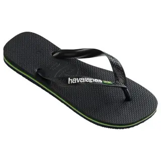 Produktfoto för Havaianas Brasil Logo Svart Strl 39/40 Herr