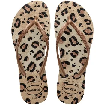 Alternativ bild 0 för Havaianas Slim Animals Beige Strl 37/38 Dam