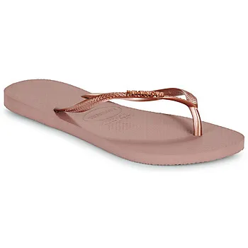 Bild 1 för Havaianas Slim Logo Metallic Ljusrosa Strl 39/40 Dam