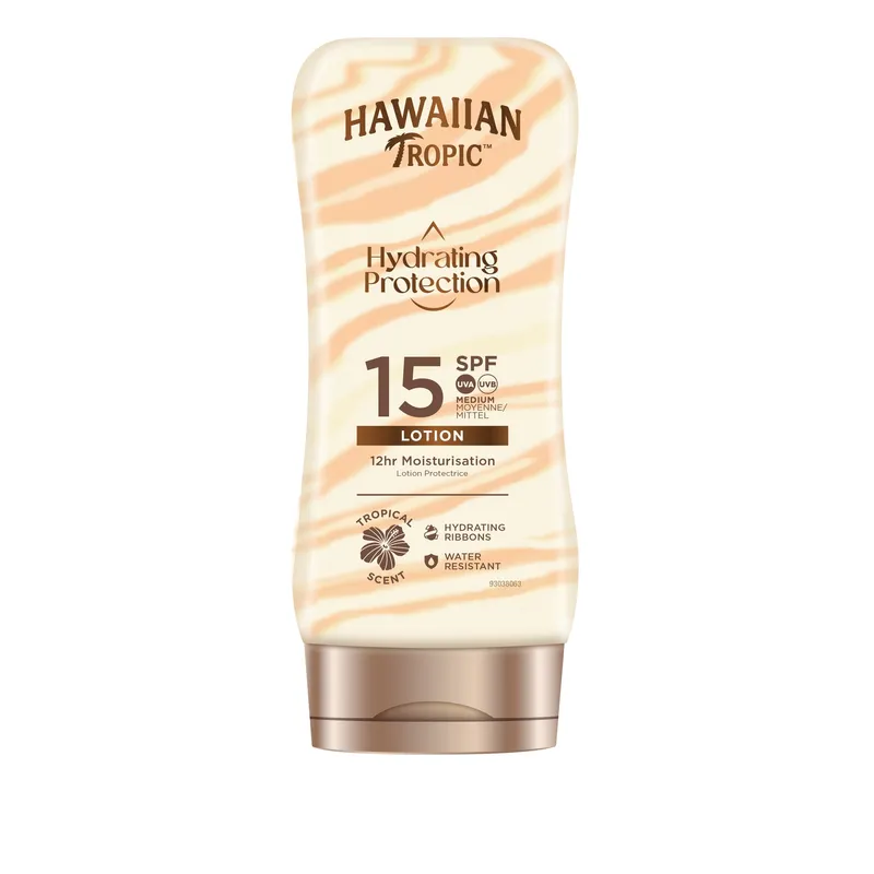 Bild 2 för Hawaiian Tropic Hydrating Protection Lotion SPF15 180 ml
