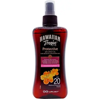 Produktfoto för Hawaiian Tropic Protective Dry Spray Oil SPF 20 200 ml