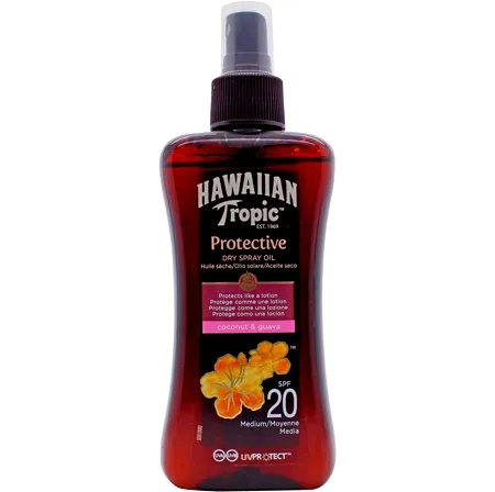 Bild 1 för Hawaiian Tropic Protective Dry Spray Oil SPF 20 200 ml