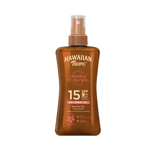Produktfoto för Hawaiian Tropic Protective Dry Spray Oil SPF15 200 ml
