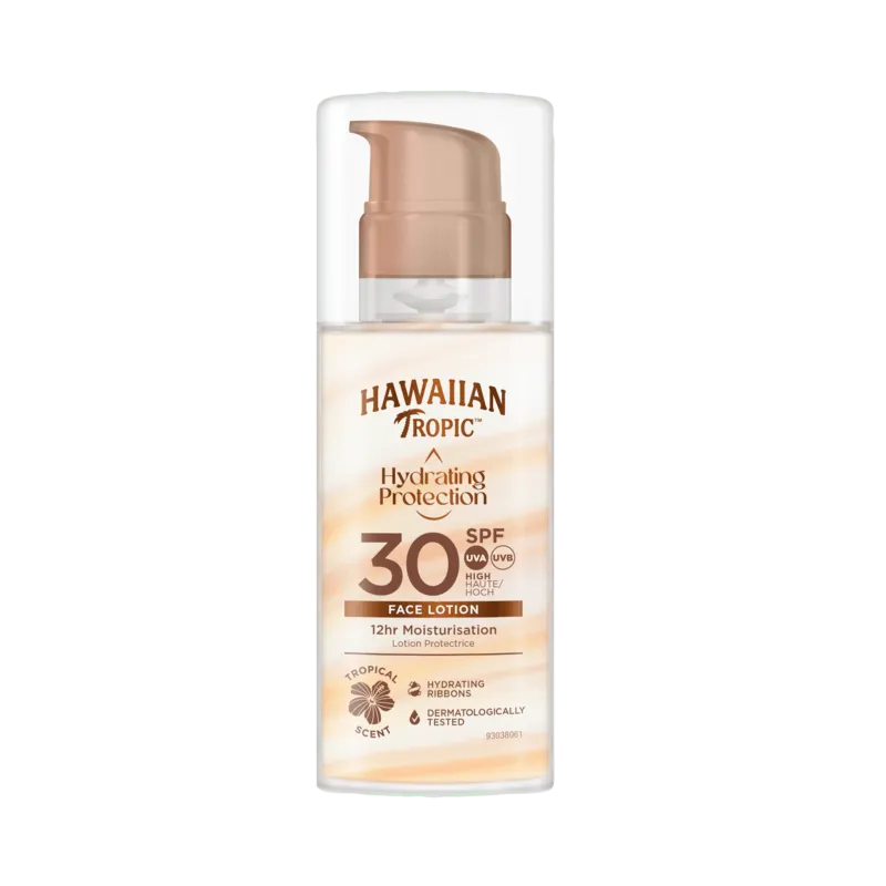 Bild 1 för Hawaiian Tropic Silk Hydration Air Face Sun Lotion SPF 30 50 ml